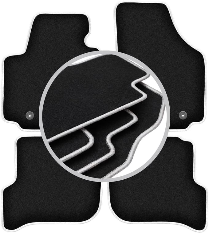 CARLUX-SILVER automatten voor: Seat Altea minivan (2004-08.2008)