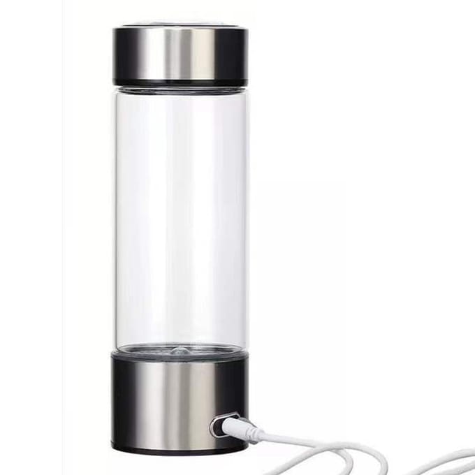 Waterstoffles Maker 420ml USB Oplaadbaar Bevordert Metabolisme Draagbaar Waterstofwater white