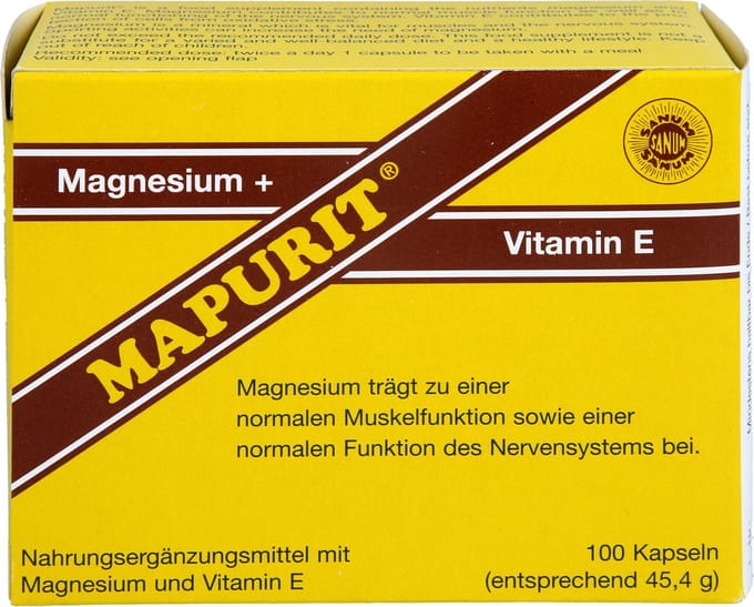 Mapurit - magnesium + Vit E