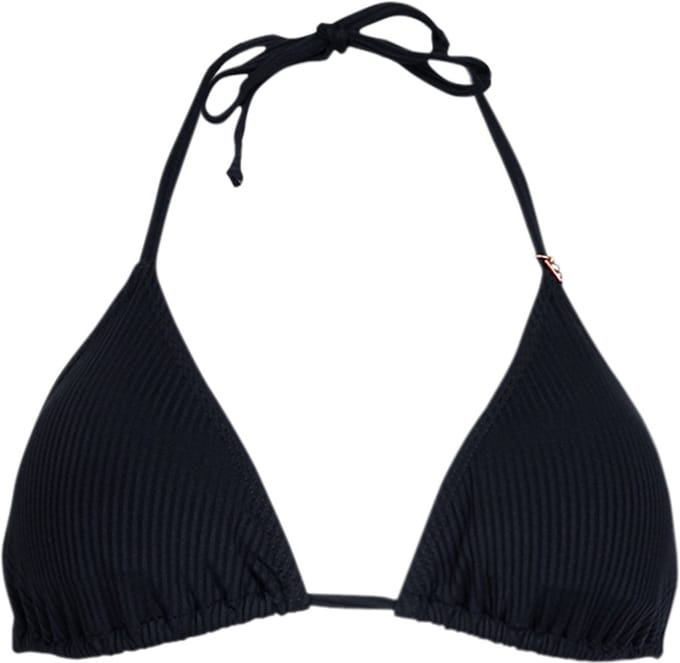 Brunotti - Novalee-Rib - Bikini Topje Zwart - Dames - Triangel Bikini Top - 44