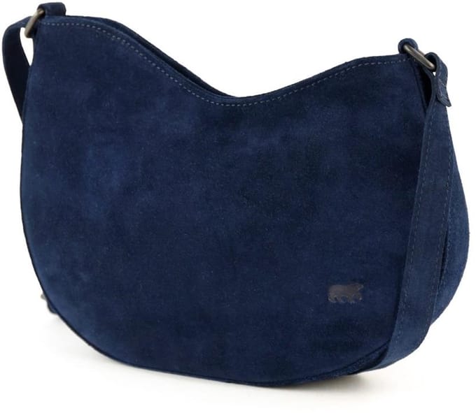 Bear Design Tamara Suede Leren Schoudertas - Blauw