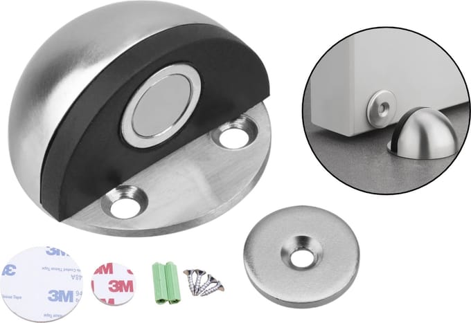 PD® - Deurstopper - Deurstopper voor binnen - Magnetisch - RVS