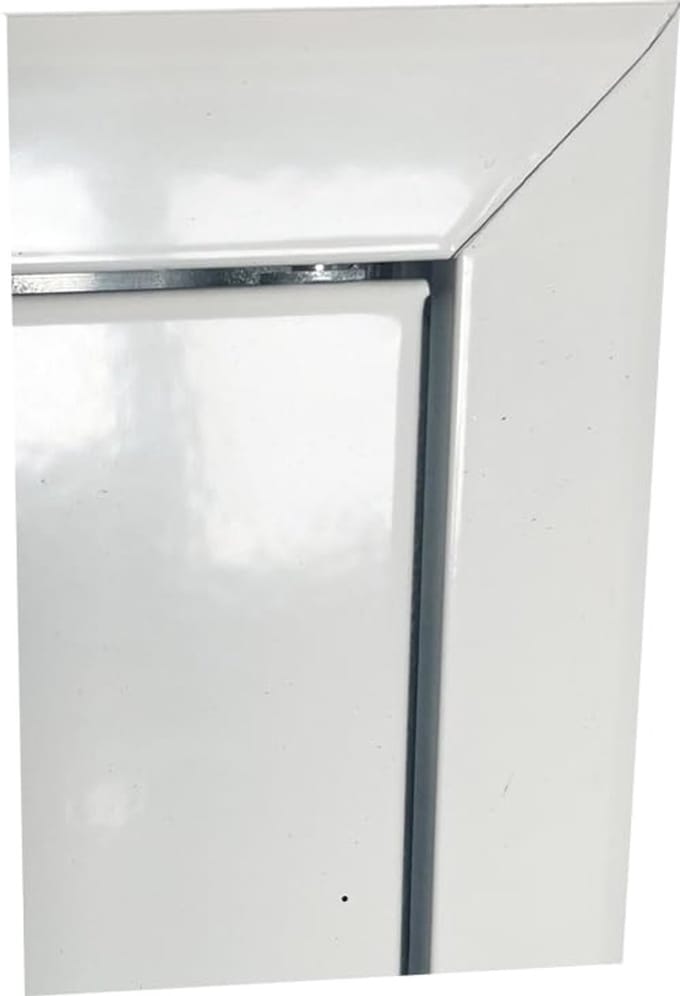 Inspectiedeur Z-profiel Muur Wit 600x1000mm Vierkant