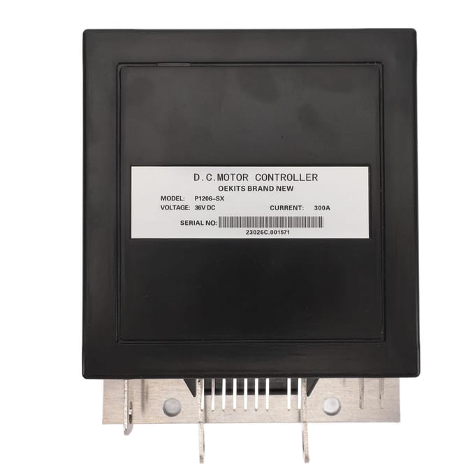 Golfkar Motor Controller 36VDC 300A 9 Pins 5 Terminals Soepele Werking 1206SX Vervanging voor E‑Z‑GO TXT Medalist white