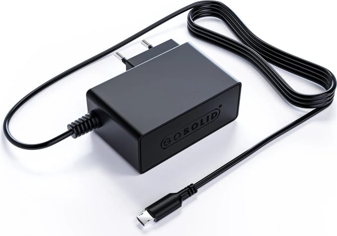 GO SOLID! ® Oplader geschikt voor Eufy deurbel Accu / Batterij - USB-C