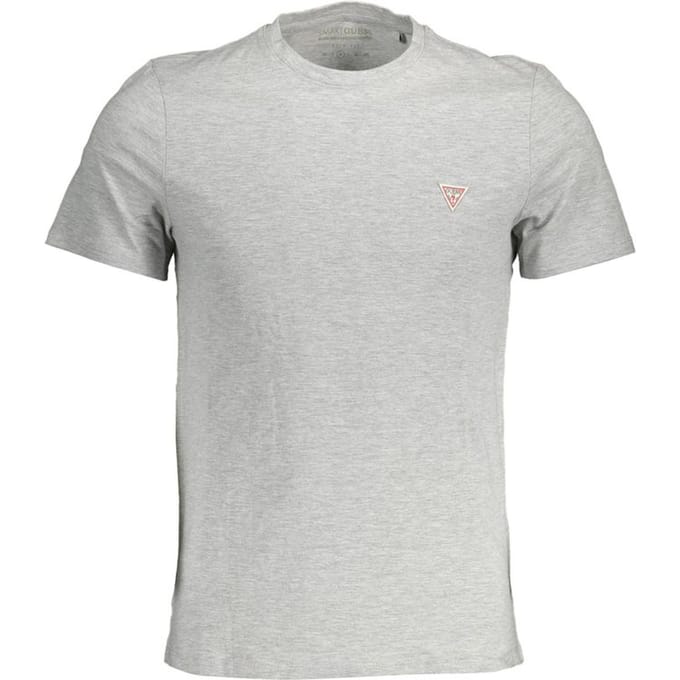 Guess Jeans Grigio Katoenen Heren T-Shirt