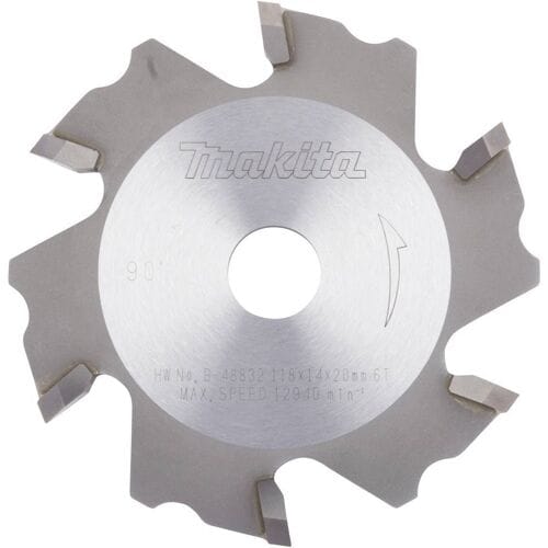 Makita B-48832 Specialized Cirkelzaagblad - 118 x 20 x 6T - Aluminium