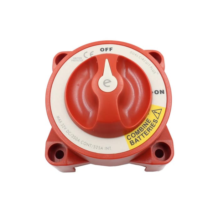 1Pc Nieuwe AAN/UIT Dual Circuit Plus Batterij Schakelaar 32V DC 350A 5511E