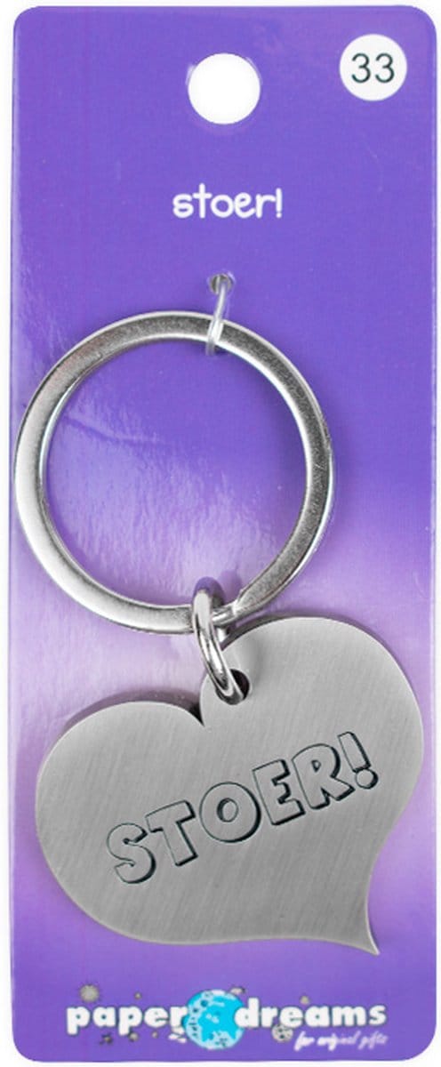 Hart sleutelhanger - Stoer