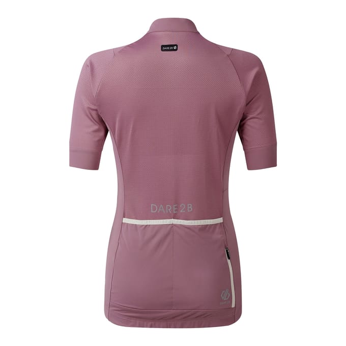 Dare 2B Dames/Dames Lightning Wielerjack met korte mouwen (Dusky orchidee)