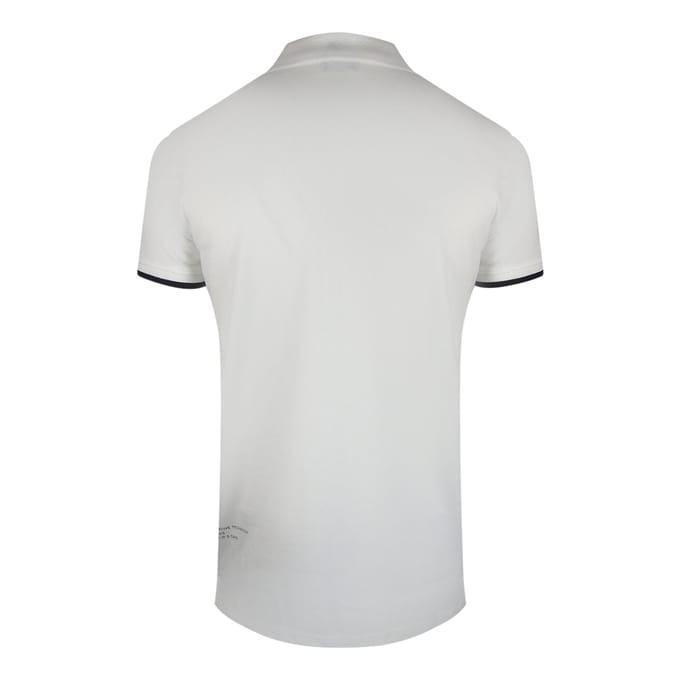 Plein Sport Gekraste Schouder Wit Poloshirt