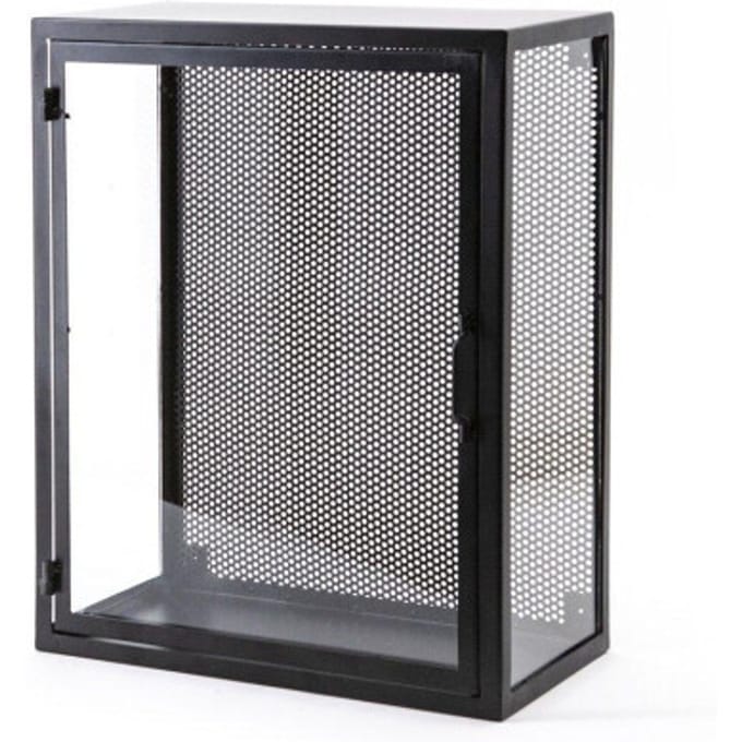 Furnilux Axel wandkast - 50 x 40 cm - zwart