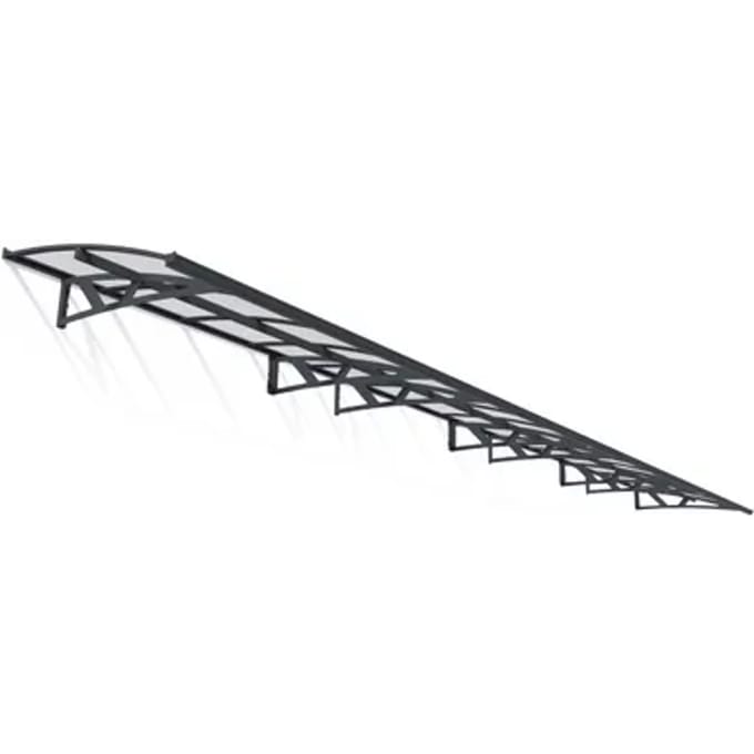 Palram | Canopia - Veranda- En Deurluifel Amsterdam - Grijs - 892x139cm