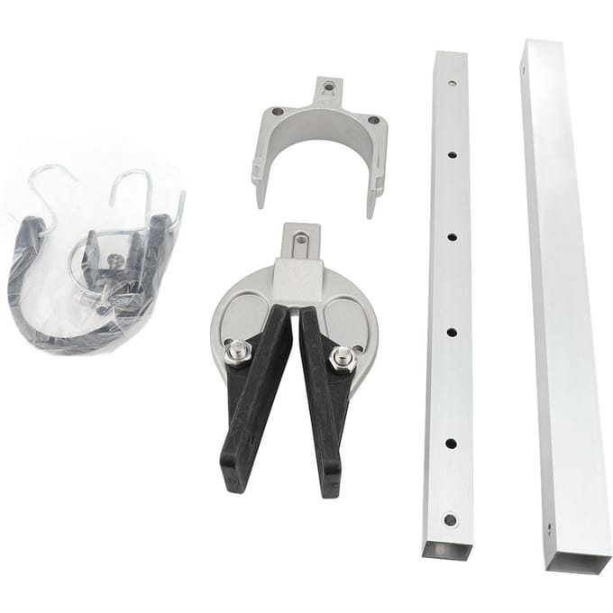 Verstelbare Spiegelsteun 23 tot 35 Inch Bootmotorsteun Composiet Hoofd Houdt Motorrol Vast white
