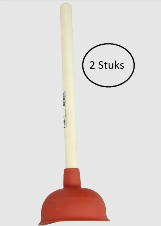 2 Stuks De Beer Gootsteenontstopper - Plopper - Gootsteen Ontstopper