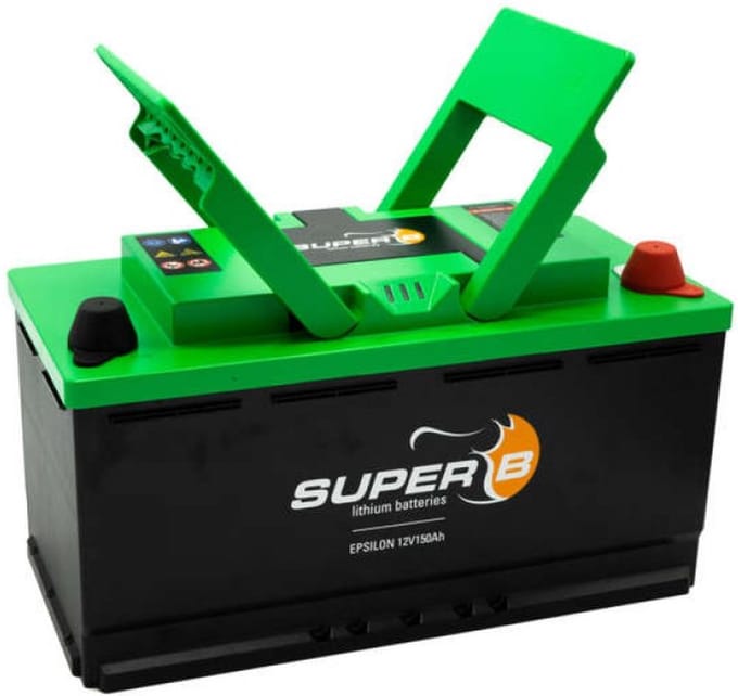 Super B Epsilon 12V 150Ah – Lithium camper accu – LiFePO4 – Bluetooth BMS – AGM vervanger