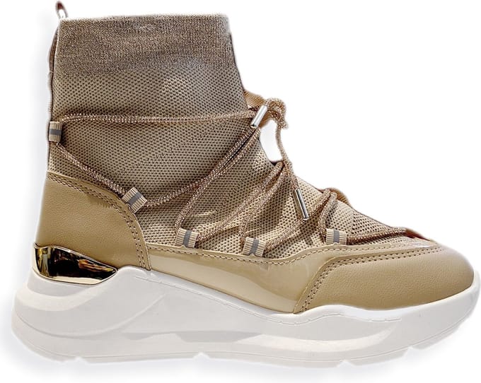 Zerba - Dames Sneakers - Maat 36 - Beige - Senigallia