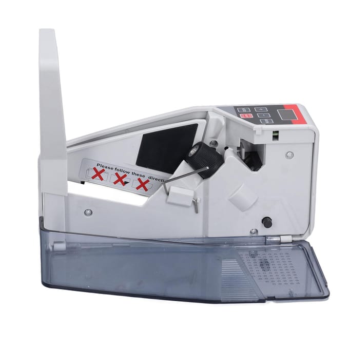 Bankbiljet Tellersmachine Handheld Bankbiljet Papiergeld Geld Contant Geld Teller Machine gray
