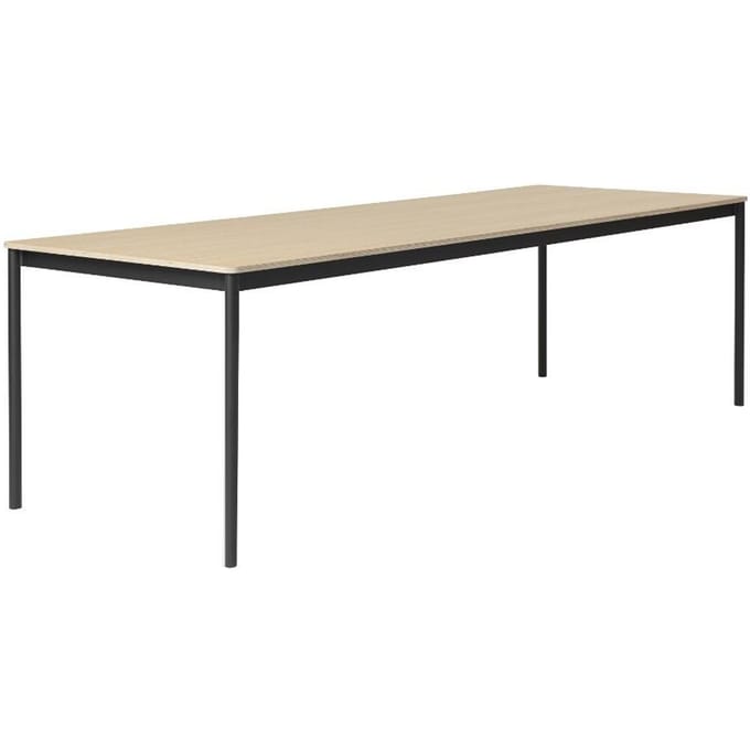 Muuto - Base tafel - eikenfineer - zwart - multiplexrand - XL - beige