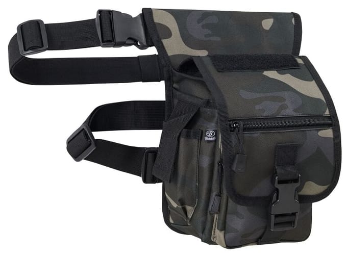 Brandit Side Kick Bag Unisex Heuptas - donkercamouflage - Standard