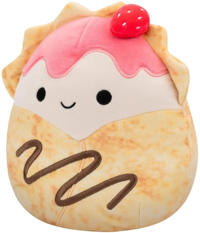 Squishmallows Gasten Aardbei Pannenkoek knuffel 21 cm