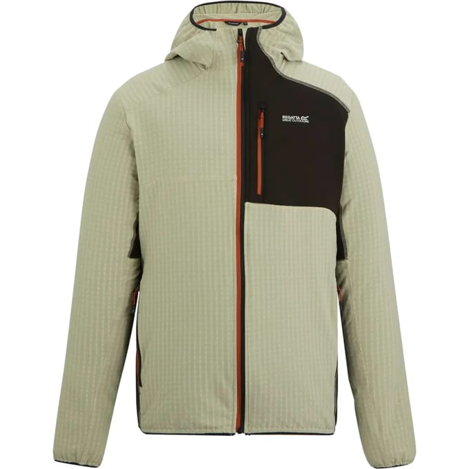 Heren Alven fleece met capuchon en volledige ritssluiting