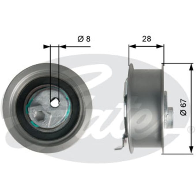 Spanpoelie, PowerGrip distributieriem GATES T43237