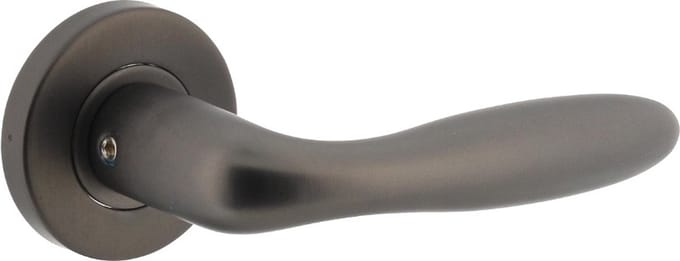 Intersteel Deurkruk Jupiter op rozet ø53x8 mm antracietgrijs