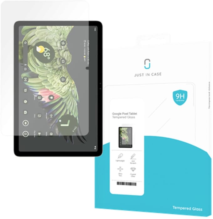 Just in Case screenprotector geschikt voor Google Pixel Tablet - Screenprotector Tablet Glas
