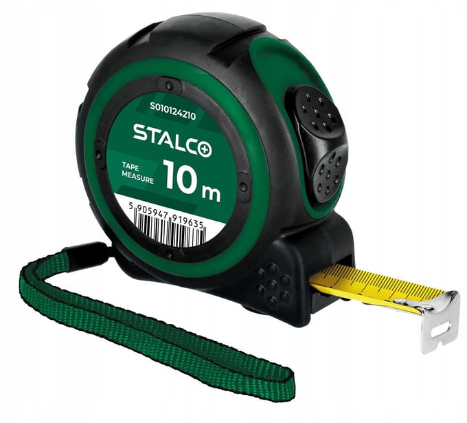 STALCO Rolmaat 10m x 25mm - Duurzaam en Nauwkeurig