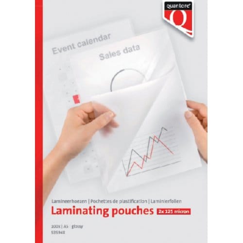 Lamineerhoes Quantore A5 154x216mm 2x125micron 100 stuks