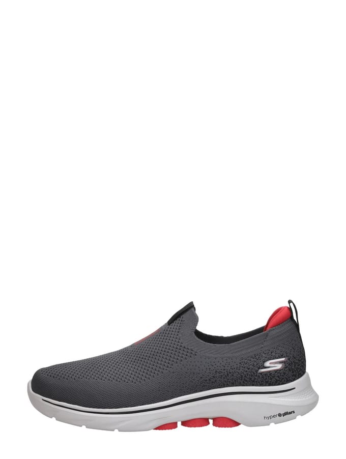 Skechers Go Walk 7 Heren Instappers - Sneakers - Grijs - Zwart