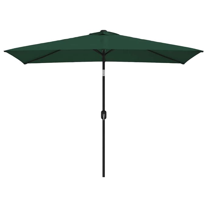 vidaXL - Parasol - rechthoekig - 200x300 - cm - groen