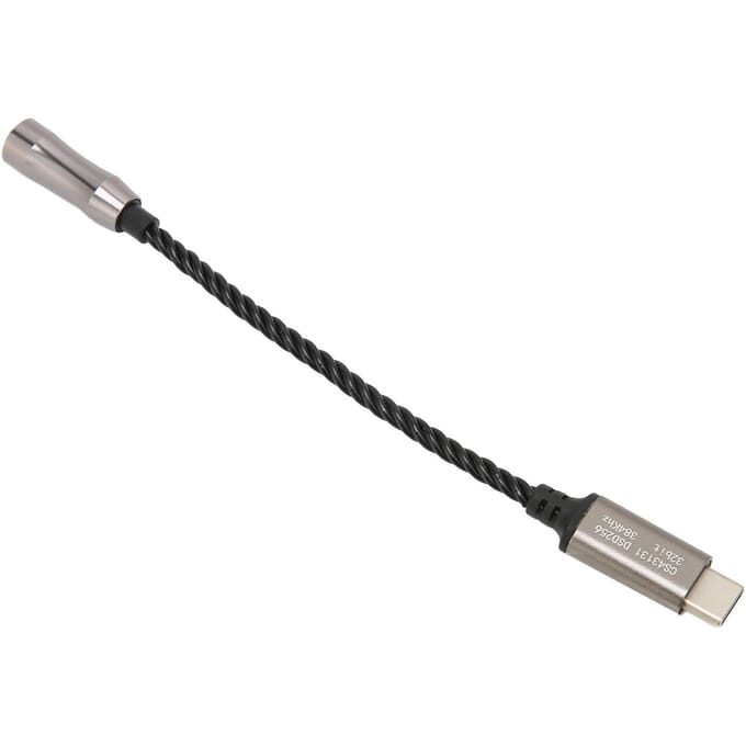 Type C naar 3,5 mm Koptelefoonversterker 15 cm 5,9 inch 120 dB Koptelefoonversterker voor Android PC