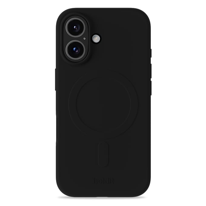 Holdit Soft MagSafe Case voor de Apple iPhone 16 - Black