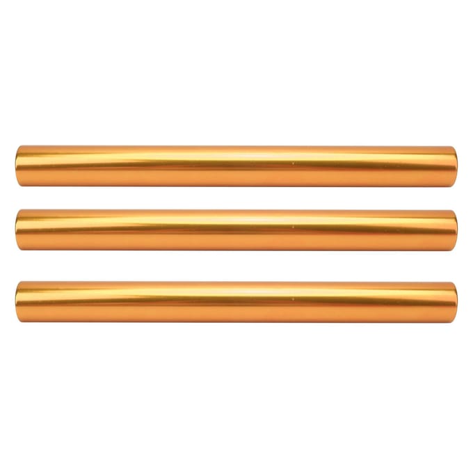3 stuks Estafettestok Aluminiumlegering Atletiek Loopwedstrijd Stok Sportspel RequisietenOranje oranje