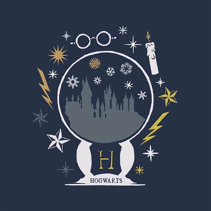 Harry Potter Hogwarts Sweatshirt - Navy - S