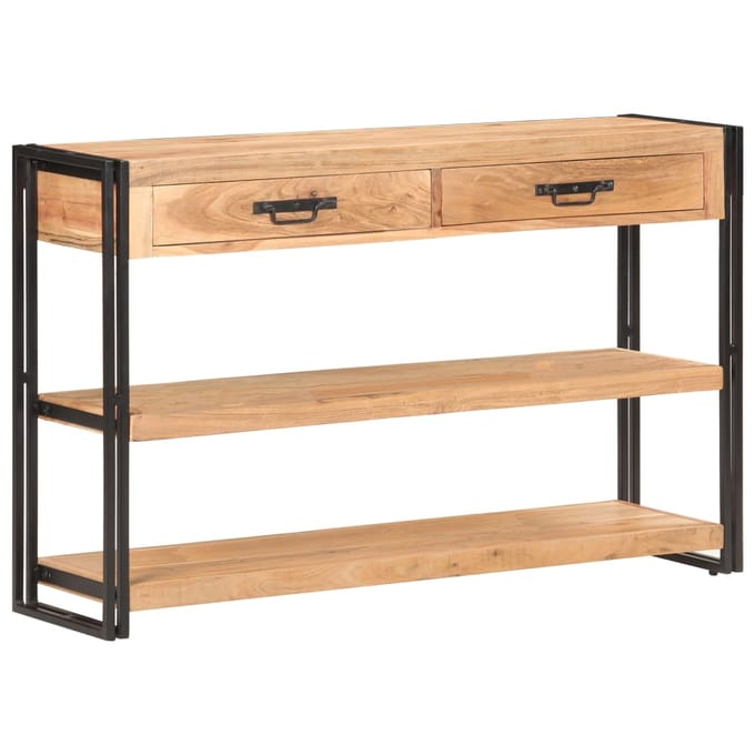 vidaXL - Dressoir - 120x30x75 - cm - massief - acaciahout