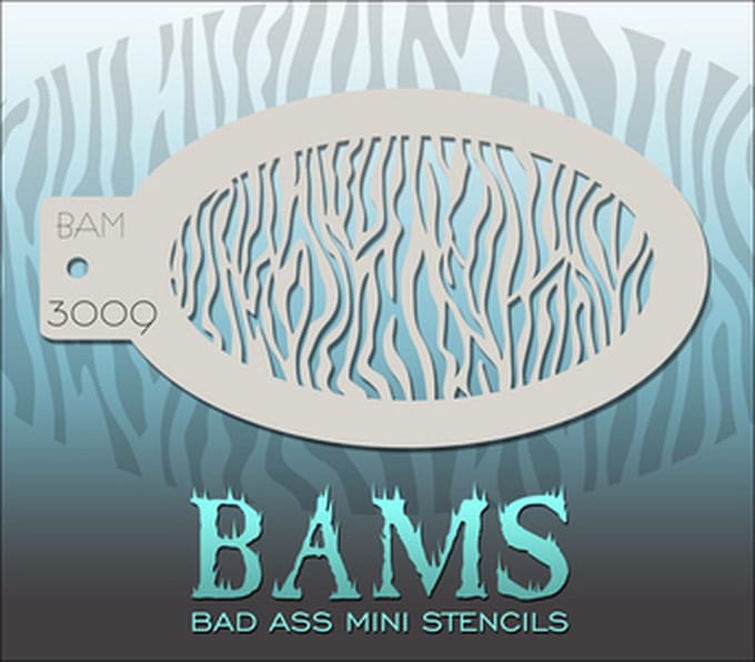 Bad Ass Mini Stencil 3009