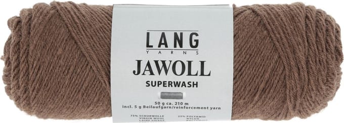 Lang Yarns Jawoll Superwash - 95 bruin - Sokkenwol Garen