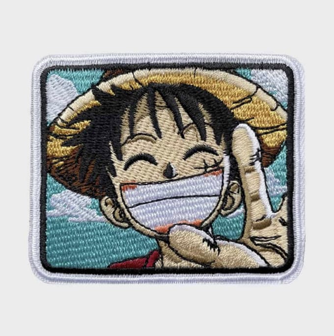 Patchy® – One Piece Strijkpatch - Strijkapplicatie - Strijkembleem - Badge - Patches (WOP)
