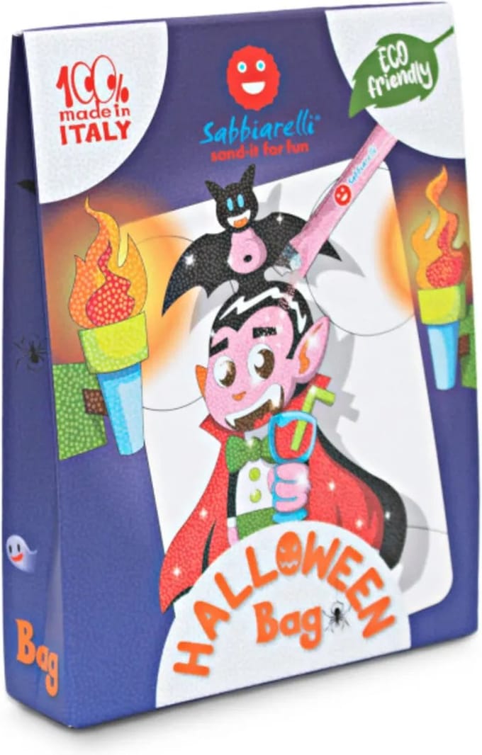 Sabbiarelli Zandschilderen Tas Halloween creatief knutselpakket.