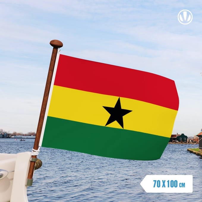 Vlag Ghana 70x100cm