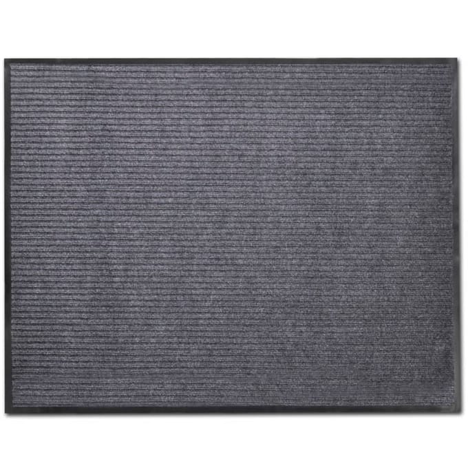 vidaXL - Deurmat - 120x180 - cm - PVC - grijs