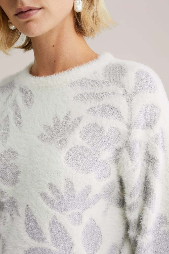 We Fashion Knitted Pullover Off-white Größe: S | Pullover Outlet | Damen | Weiß