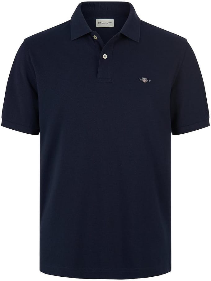 Poloshirt Van GANT blauw