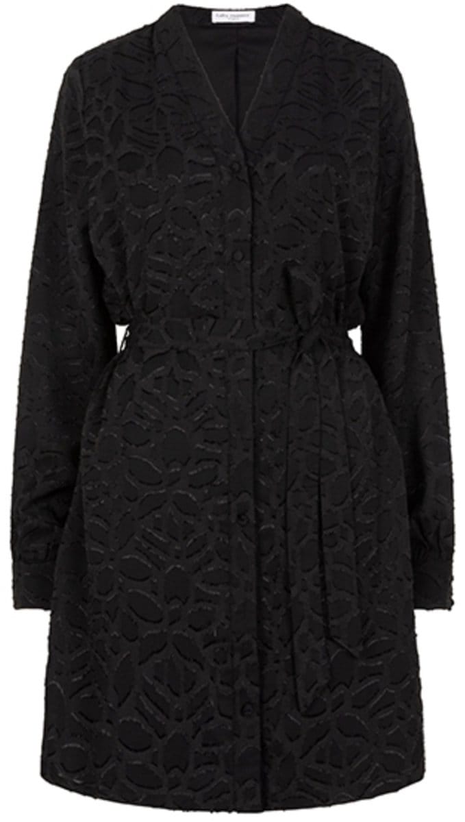 Lofty Manner Jurk Dress Lina Qk24 1 Black Dames Maat - M