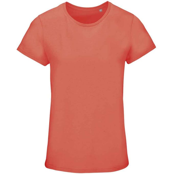 SOLS Dames/dames Crusader Organisch T-shirt (Pop Oranje)