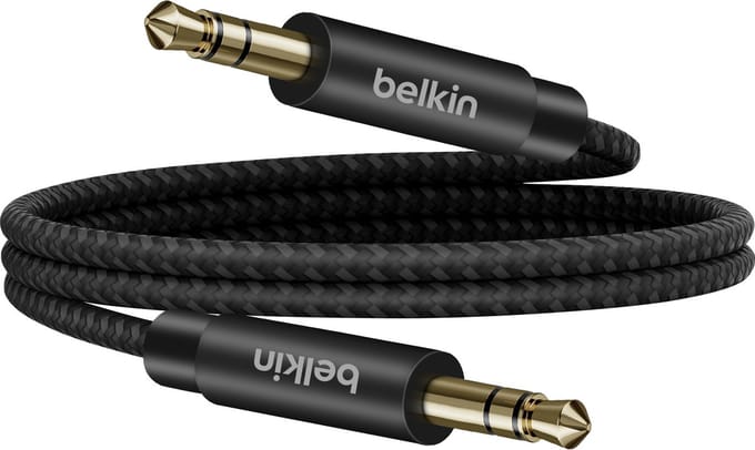 Belkin MIXIT Metallic 3.5 mm AUX-kabel - Zwart