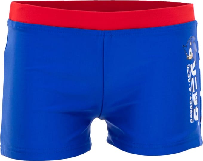 Sonic the Hedgehog - Jongens Zwembroek - Blauw - Maat 3 jaar (98 cm)